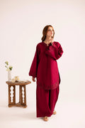 2PC Summer Embroided Dress - RZ1145