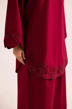 2PC Summer Embroided Dress - RZ1145