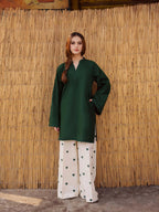 Embroidered 2PC MSK – Green