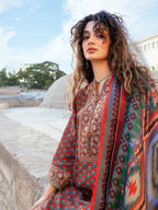 Embroidered Khaddar 3-Piece Suit – RZ190