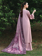 Pink Chikankari Embroidered Suit – 3 Piece – RZ1126