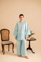 Summer Schiffli Embroidered Co-Ord - RZ1152